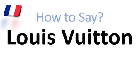 louis vuitton italian or french|louis vuitton french pronunciation.